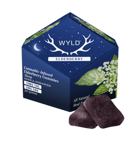 (REC) WYLD Gummies - Elderberry 2:1 THC-CBN