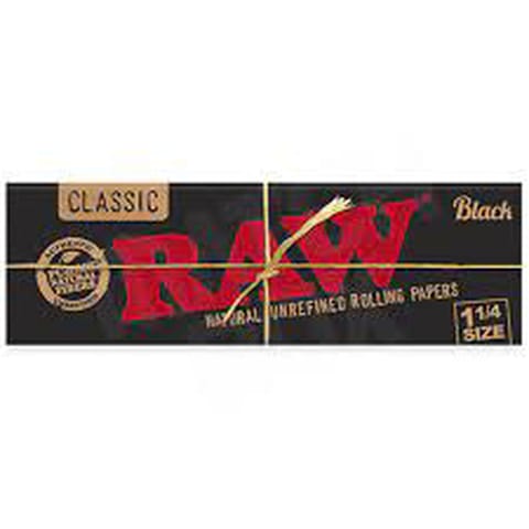 Raw -  Black Classic 1 1/4 - Regular