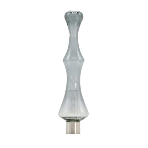 6" Wave Glass Nectar Collector - Transblack