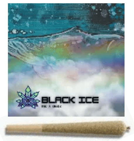 BLACK ICE 1g PREROLL EMERALD VISIONS