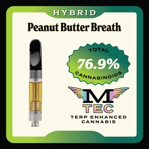 Peanut Butter Breath 1g Cured Resin Cartridge (Mule)