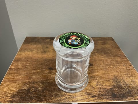 Cartoon Glass Jar