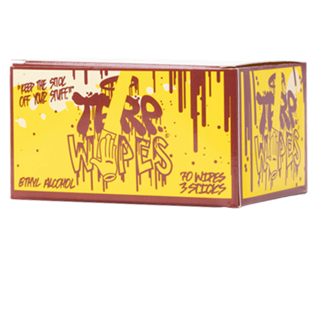 Terp Wipes | Ethanol Soaked Cotton WipesWipes For Glass, Quartz, Metal, Drip Tips and Hands.