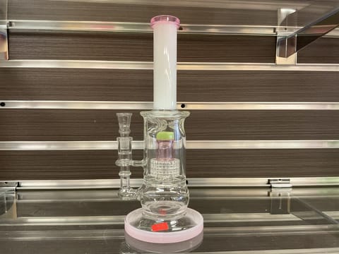 Pink 2 Tone 1 Chamber Bong