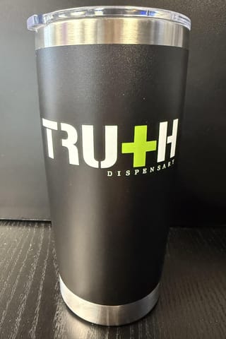 truth stainless coffee cup (black)