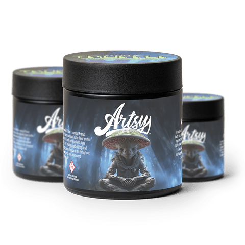 Artsy Cannabis Quarter Jar | White Truffle 7g Rec - | Artsy Cannabis Quarter Jar