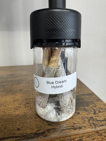 Jeter Jar Diamond Dusted Blue Dream
