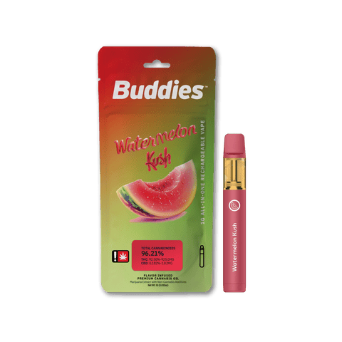 Watermelon Kush 1g Flavored Disposable Cartridge (Buddies)