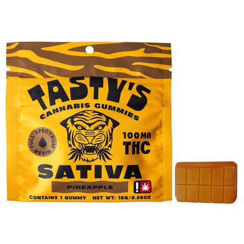 Pineapple Gummy 100mg (Tasty's)