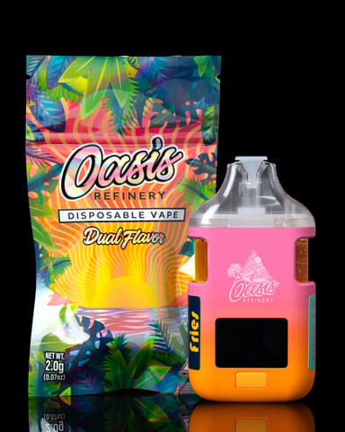 Oasis Refinery - Garlic Candy X Gorilla Glue #4 - Live Resin Disposable - 2G