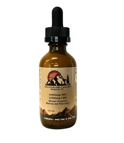 1200Mg THC & CBG Water Soluble Tincture Mountain Girl