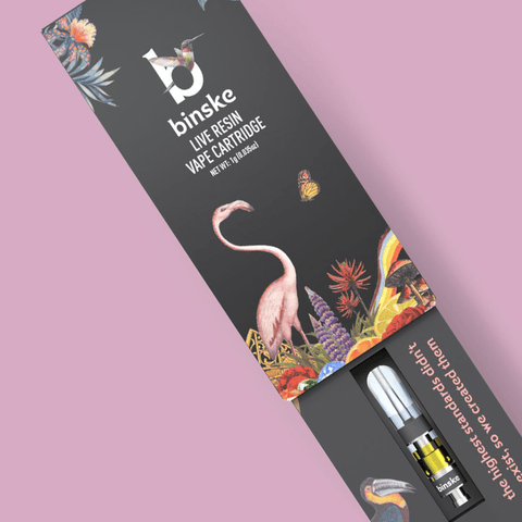 Binske | Frozen Sunset Sherb | H | Live Resin Cartridge | 1G