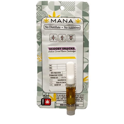 CURED RESIN CARTRIDGE | SCOOBY SN@CKS | INDICA | 510 THREAD | 1 GRAM