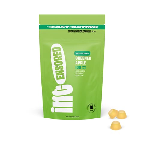 Sour Apple Pucker Gummies | Incensored |
