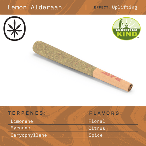 Apothecare Certified Organic Lemon Alderaan Pre-Roll 1g