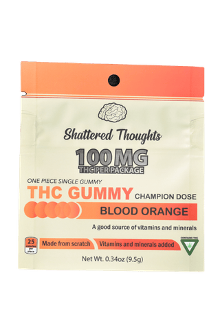 SHATTERED THOUGHTS | BLOOD ORANGE | GUMMY | 100MG