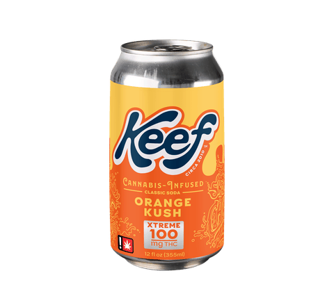 KEEF CLASSIC SODA | ORANGE KUSH | HYBRID | 100MG TOTAL | 12 FL/OZ