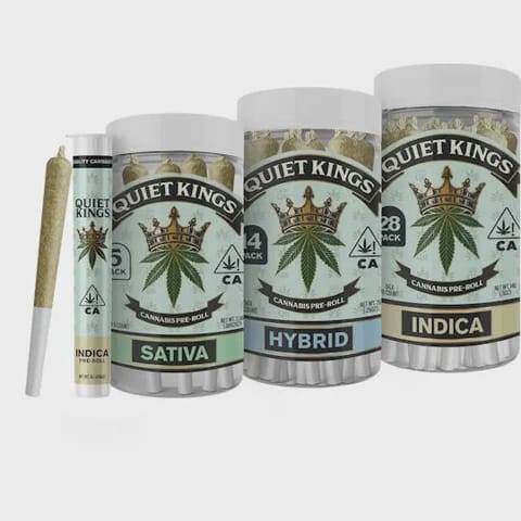 Quiet Kings | Mazar Kush (I) | .5g x 5 Preroll Joints