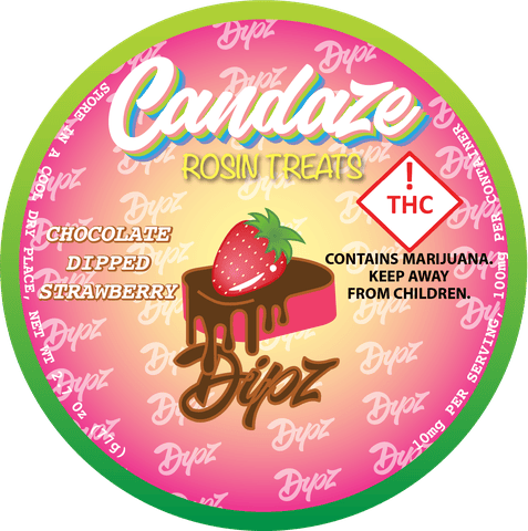 Chocolate Dipped Strawberry 100mg Rosin Dipz