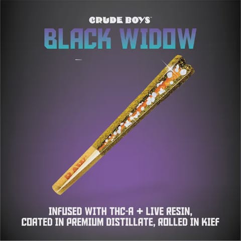 Crude Boys - Glitter Bomb x Sweet Tea - Black Widow