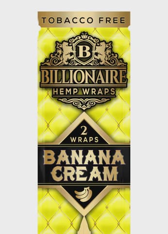 Billionaire Hemp Wraps 2PC - Banana Cream