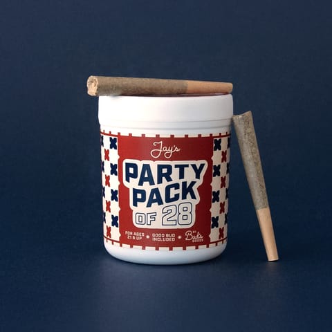 Jay's Party Pack - Pre-Roll 0.5g 28 Pack - Cap Junky
