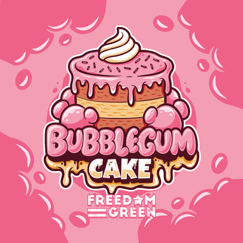 Freedom Green - Bubble Gum Cake - 1g Pre Roll