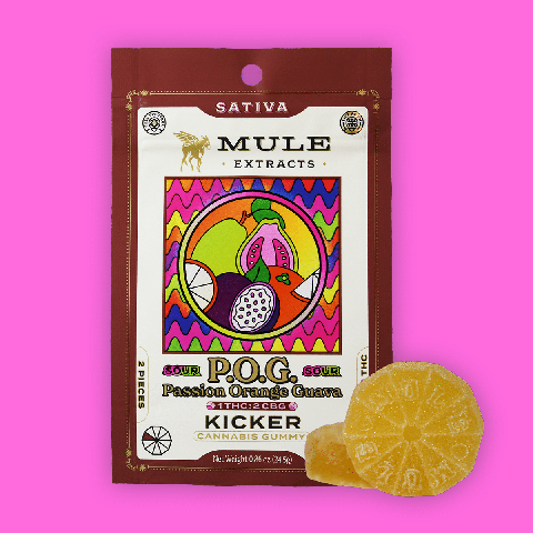 Mule Extracts - Sour POG 1:2 - Ratio Gummies - 50mg - 1pk
