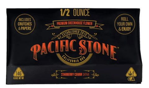 Pacific Stone | Starberry Cough (S) 1/2 oz Roll Your Own Sugar Shake - BOTH - 14.0g - Packed