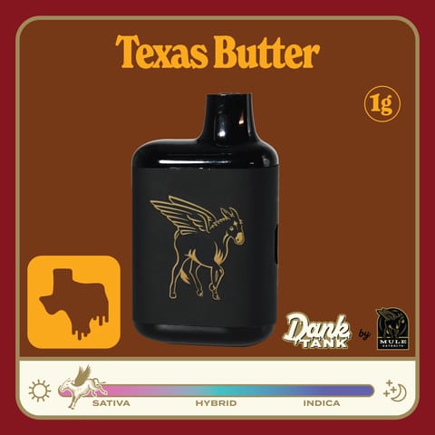 Mule Live Resin Dank Tank | Texas Butter Sativa 1g