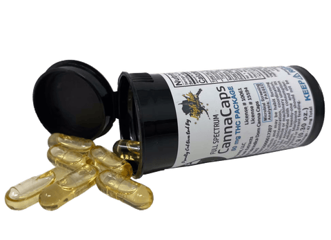 Sativa Cannacaps (100mg) Pineapple Burst by Cold Creek