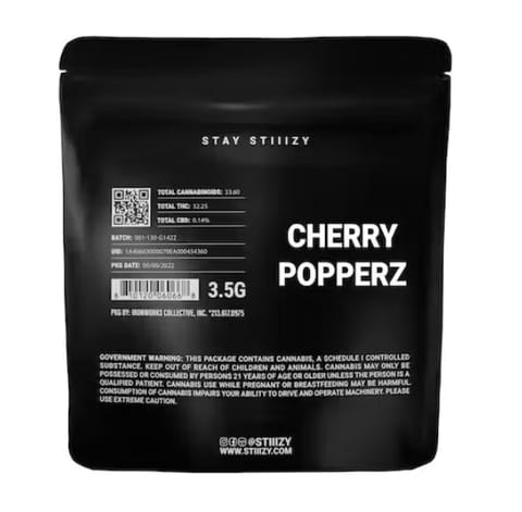 STIIIZY - Black Label - Cherry Popperz - 3.5g