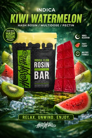 Kiwi Watermelon Hash Rosin Gummy Bar (100/10pk)