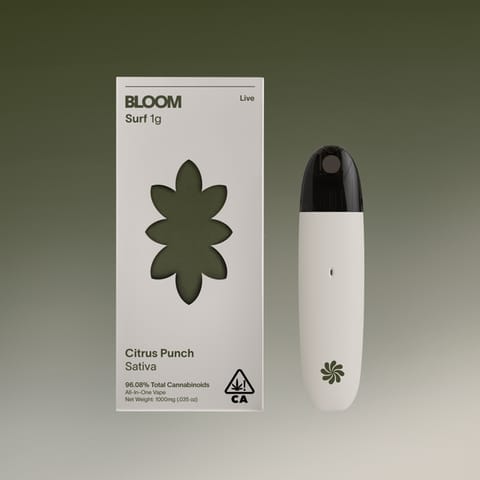 KB - BLOOM - LIVE RESIN ALL IN ONE - CITRUS PUNCH - 1G