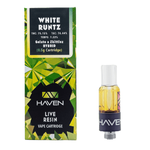 White Runtz, Live Resin Cart, 0.5g