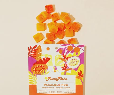Auntie Aloha | Pakalolo Pog (I) | 10mg THC x 10 Gummies