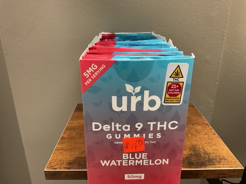 Urb Blue Watermelon Gummies
