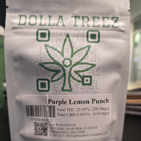 Dolla Treez - Purple Lemon Punch - Flower - 3.5g
