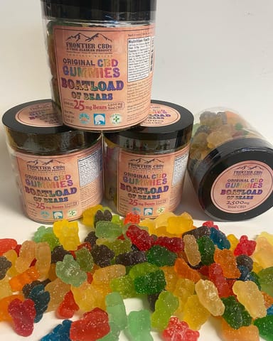 Boatload Original Bears (2500mg) 25mg 100ct by Frontier CBD
