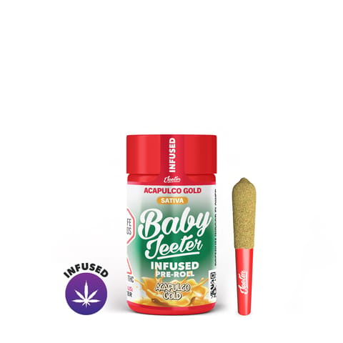 Infused Baby Jeeter 0.5G x 5 (2.5g) Preroll - Acapulco Gold (S)