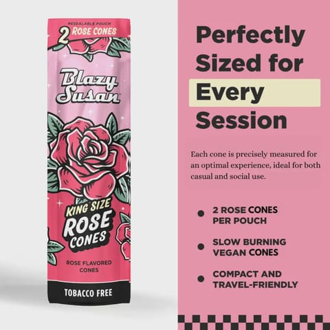 Blazy Susan King Size Rose Cones | 2 Pack