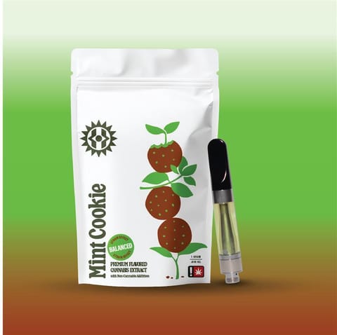 Mint Cookie 1G Flavored Distillate Cartridge (Higher Cultures)