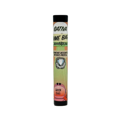Dime Bag | Green Crack | Moonbeams | Infused Preroll | Sativa | 1g