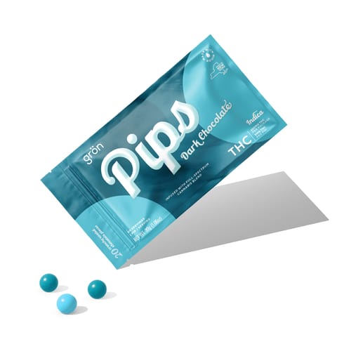 Gron | Dark Chocolate Pips Pieces | Edibles | 100mg