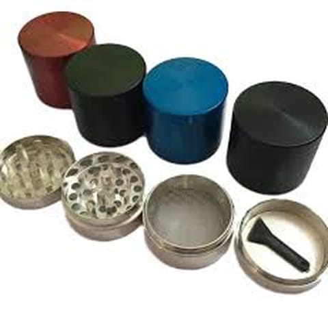 40mm Zinc 4 pc. Grinder | Assorted Colors