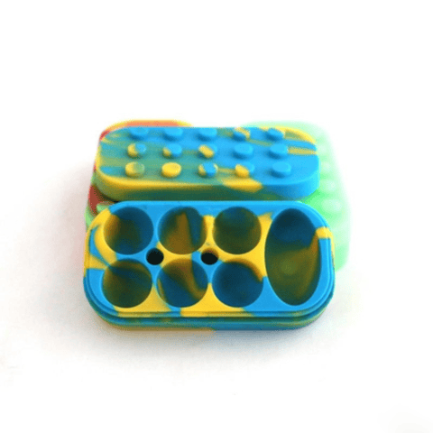 Silicone 6 + 1 Brick Container (assorted colors)