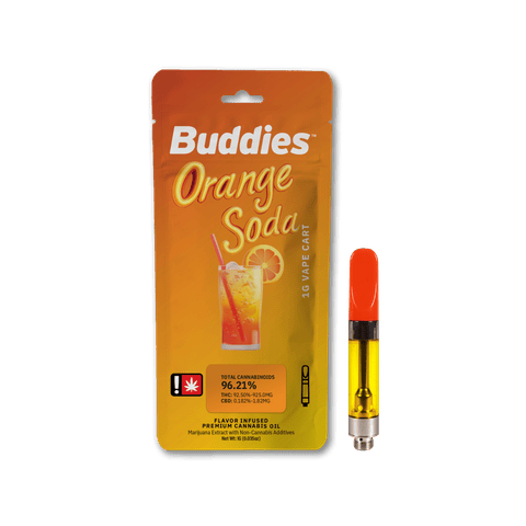 Buddies | Orange Soda | Flavored Distillate | 1G | Cartridge