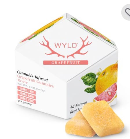 Wyld | Grapefruit | 300MG | 1:1:1 | THC:CBG:CBC | Gummies | 20PC