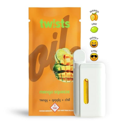 Mango Squeeze 4g Distillate Twist All-in-One Vape by Oil by Craft | Golden Rookie