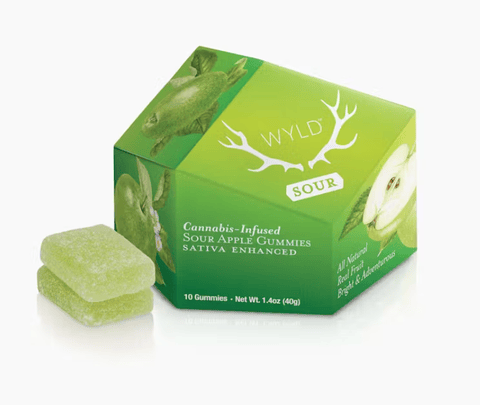 WYLD | 100mg THC Gummies | Sour Apple